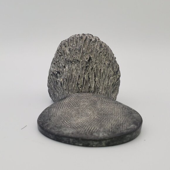 OMG So Cute! Vtg Handmade Soapstone BEAVER Figurine Sculpture Detailed Grey Fur - Picture 5 of 8